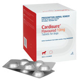 Dechra Cardisure 10mg Pimobendan Chewable Flavoured Tablets For Dogs - Congestive Heart Failure