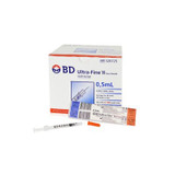 BD Ultra-Fine 0.5mL 30G 326725 (100 Syringes)