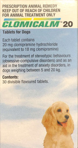 Clomicalm generic Clomipramine 20mg 30 Tablets - Pet Care Pharmacy