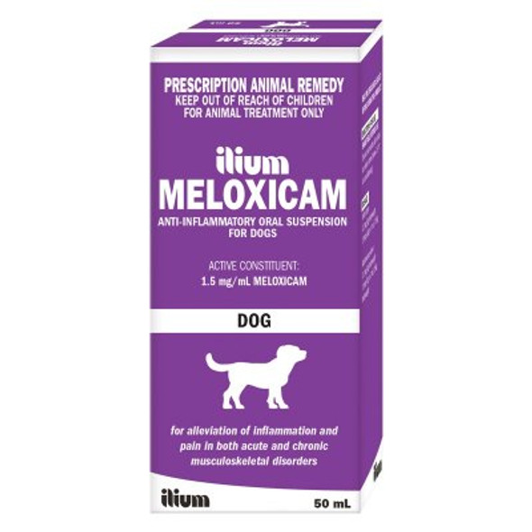 Meloxicam Dog Suspension 50ml (Ilium brand)