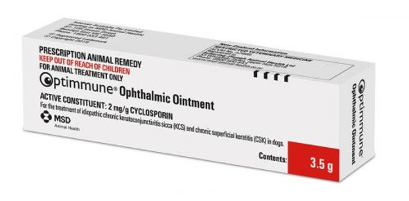Optimmune (Cyclosporin) 2mg/g Ointment 3.5g