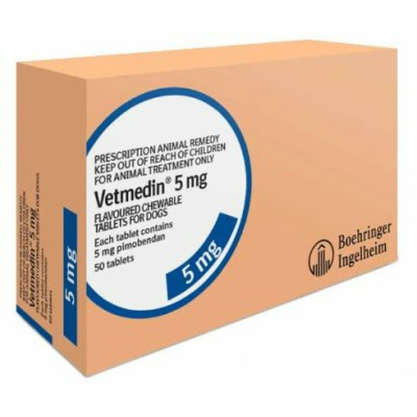 Vetmedin Chew Tablets 5mg (50)