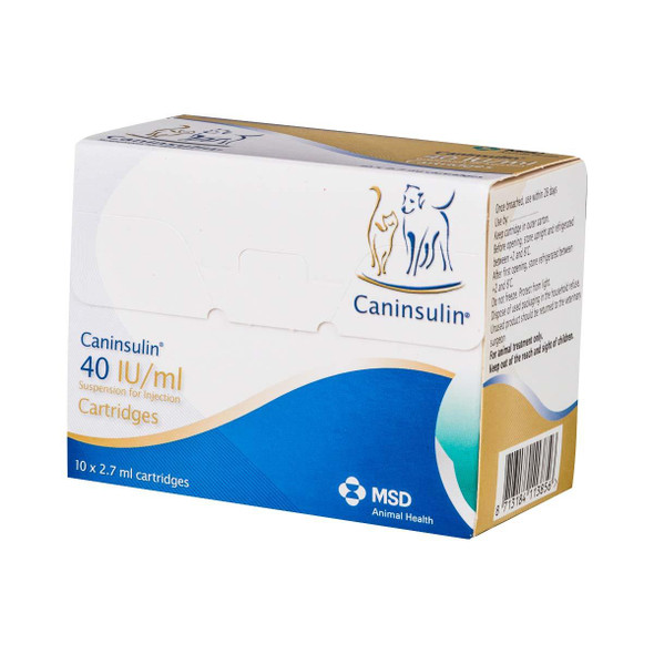Caninsulin Vetpen Cartridges 2.7mL Insulin 40IU/mL