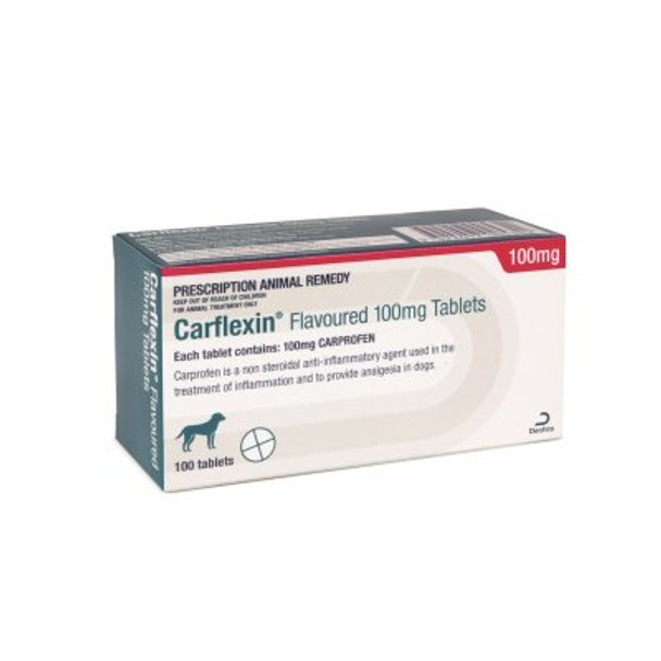 Carflexin (Carprofen) Flavoured 100mg (100 Tablets)