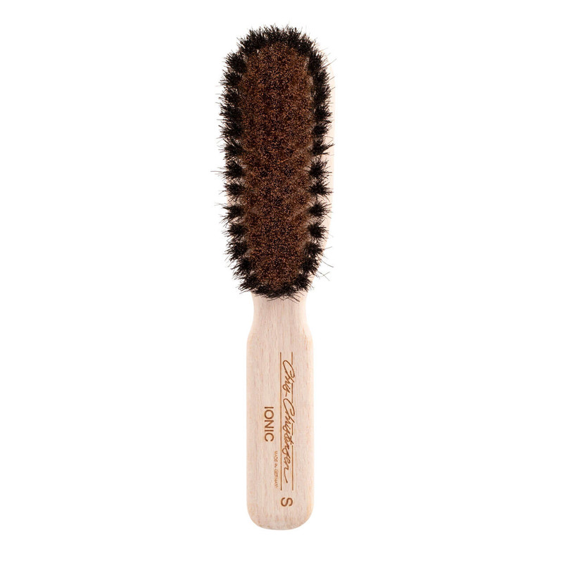 Ionic Brass Boar Brush with Handle
