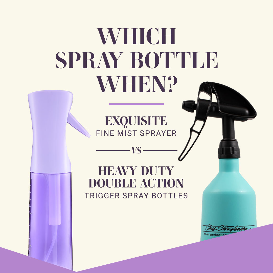Which Spray Bottle When?