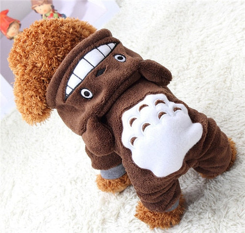 Warm Dog Clothes For Small Dogs Soft Winter Pet Clothing For Dog Clothes Winter Chihuahua Clothes Cartoon Pet Outfit 22-23S1