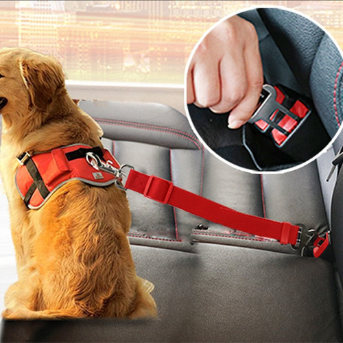 Pet Dog Car Safety Seat Belt Adjustable Clip Lead Leash for Dogs Pet Puppy Hound Vehicle Seatbelt 09