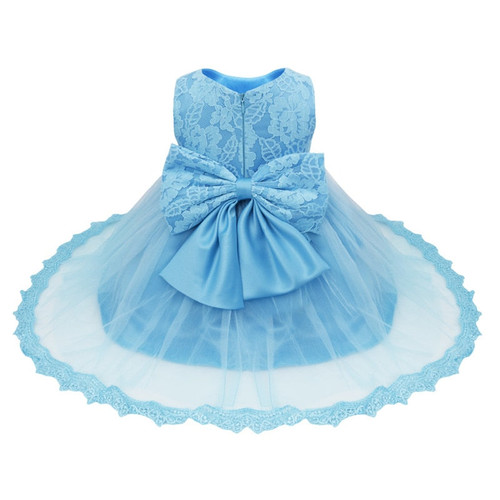 Formal Ball Gown Clothing Elegant Dresses for Girls Summer Princess Party Tutu Baby Dress Kids Clothes Blue Christmas Child