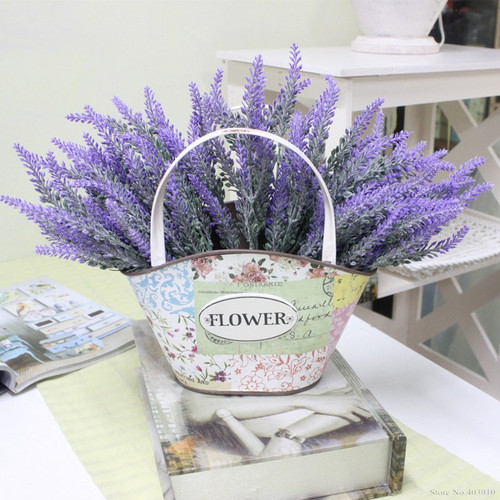 Romantic Provence decoration lavender flower silk artificial flowers grain decorative Simulation of aquatic plants-1