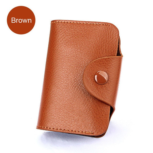 Genuine Leather Men Wallet ID Credit Card Holder Wallets Male Small Coin Purse Women Money Bag Vallet Mini Walet
