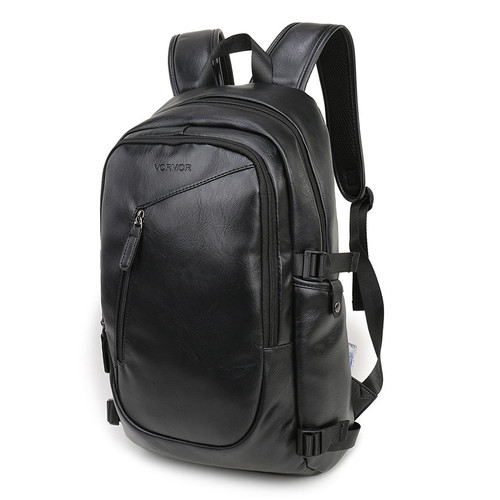 waterproof 15.6 inch laptop backpack men leather backpacks for teenager Men Casual Daypacks mochila male