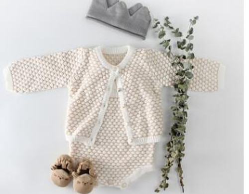 Baby Knitted Romper Autumn Winter Baby Girls Clothes Cotton Baby Girl Romper Cardigan Newborn Baby Clothes For Girls Jumpsuit