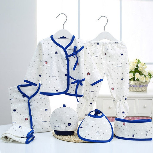 7 PCS/Set Newborn Baby Romper Fashion Infant Bebe Suit Gifts Clothes Baby Boy/Girl Jumpsuit 100% Cotton Toddler Rompers 0-3M