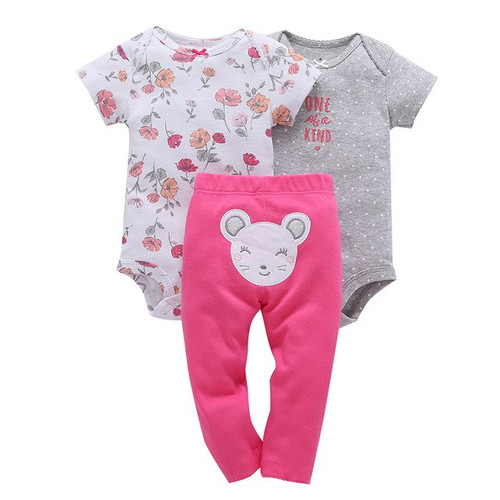 infant newborn baby clothing set cotton long sleeve rompers letter+pants camouflage boy girl spring summer 3 pieces outfits