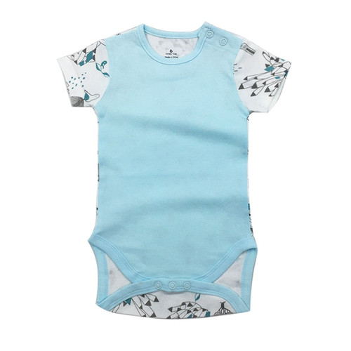 100% CottonBaby Bodysuit Infant Jumpsuit Overall Short Sleeve Body Suit Newborn Boy Girl Clothing Set Summer 6-24M
