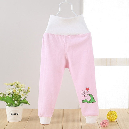 New spring and autumn baby boy and girls pants quality children high waist trousers cotton kids pant kids leggings socks retail