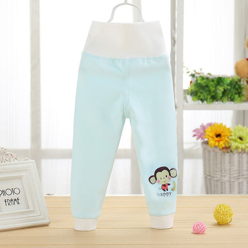 New spring and autumn baby boy and girls pants quality children high waist trousers cotton kids pant kids leggings socks retail
