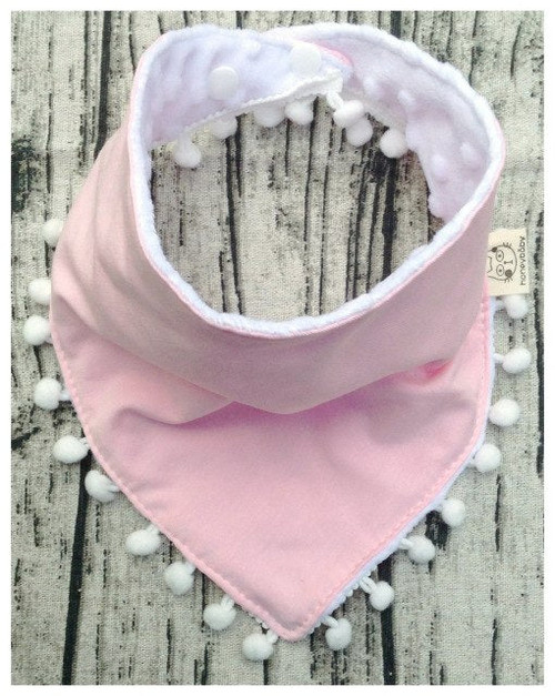 1Pcs Baby Bibs Newborn Girls Burp Bandana Cotton Soft Ball Tassels Toddler Triangle Scarf Boys Accessories Infant Saliva Towel