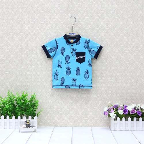 Pure Cotton Summer T Shirts For Boys and Gitls Baby Clothes Children Tops Short Sleeve Clothing