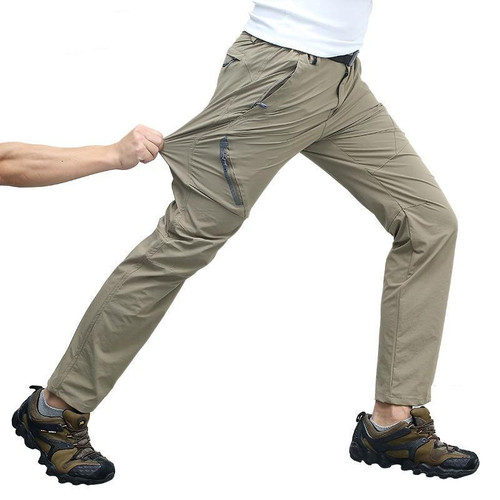 Stretch Multifunction Man Pants Men Spring/Summer Reflective Pants Men's Casual Trousers Male Slim Tactical Pants AM012