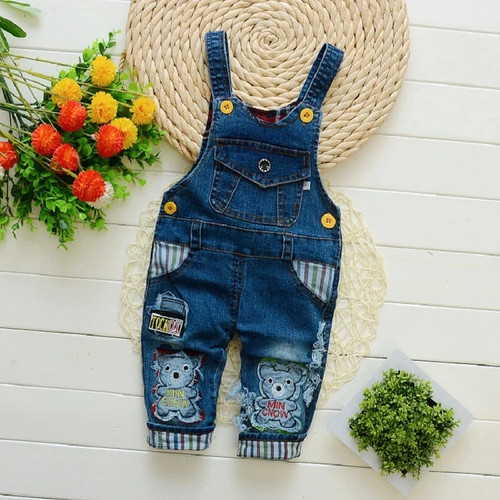 Toddler Infant Boy Long Pants Denim Overalls Dungarees Kids Baby Boys Jeans Jumpsuit Clothes Clothing Outfits Trousers