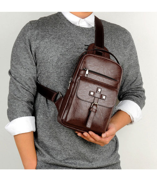 Crossbody Bags Men Casual Messenger Bag Male Shoulder Bag Chest Pack chest bags USB