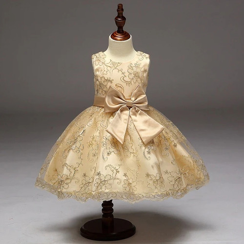 6pcs/lot New Arrival High-End Exquisite Embroidery Dress For Flower Girl Dress Princess Dress L9027