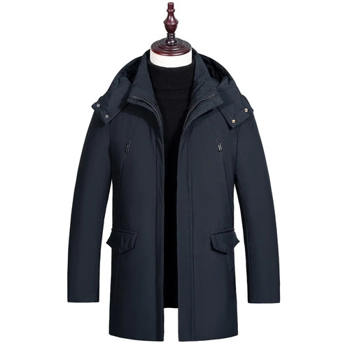 Winter Duck Down Jacket Men Waterproof Windproof Winter jacket Coat Solid Hooded Casual Outwear Clothing