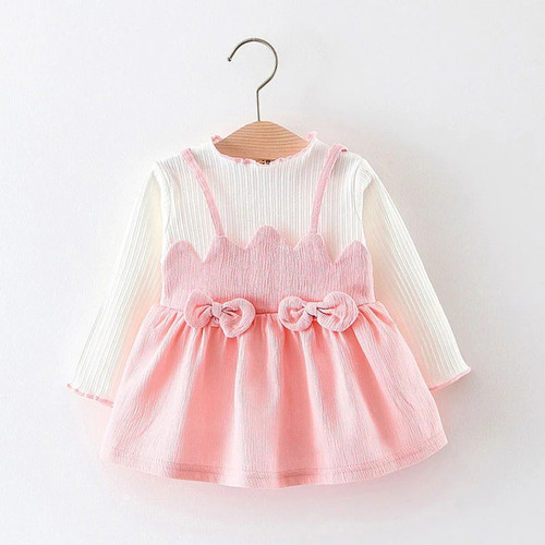 Spring fall baby girl clothes dresses 1 year girl baby birthday dress for newborn long sleeve grid baby girls clothing dress