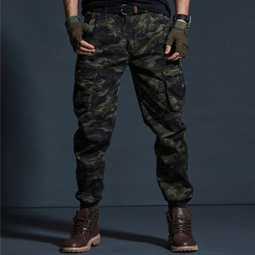 Tactical Pants Men Mens Camouflage Harem Cargo Pants Baggy Trousers sarouel pantalon militaire homme hiver tactique