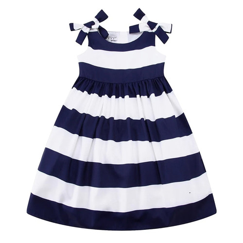 Baby Girls Dress Summer Children Dress Princess Costume Striped Kids Dresses for Girls Clothes