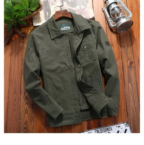 Jacket Men Solid Army Military Jackets Coat For Men Windbreakers Jacket Men