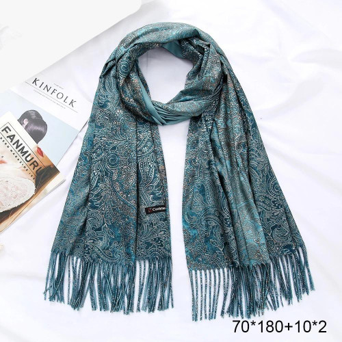 Winter Cashmere Scarf Women Foulard Wool Kerchief Bandana Sjaals Voor Dames Trumpet Plaid Poncho Women Scarf For Ladies