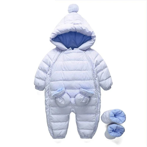 Baby Winter Clothing Warm Hooded 90% Duck Down Baby Romper Newborn Baby Boy Girl Jumpsuits Children Snowsuit Down Clothes