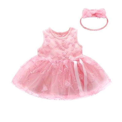 summer baby girl clothes red girls short sleeve dress Princess 1st birthday party tutu dresses infant lace wedding suit