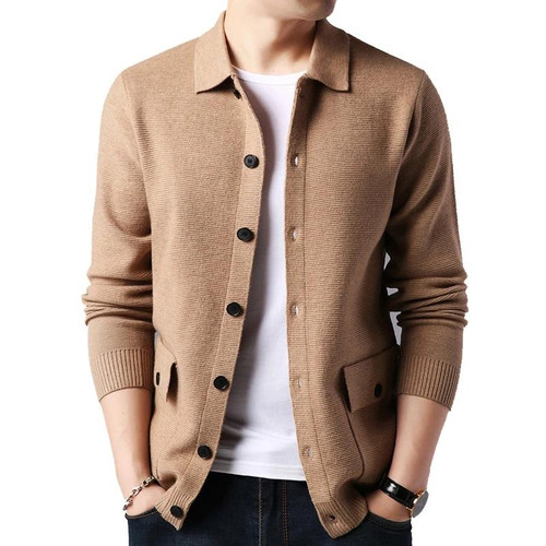 New Sweater Men Cashmere Warm Cardigan Men High Quality Wool Pull Homme Autumn Male Sweater Coat