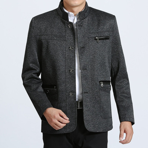 Middle-aged man Spring Autumn Jacket Men Casual Jackets
