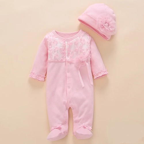 Newborn Baby Girl Clothes 0 3 Months Romper Summer Cotton Jumpsuit Footwear Rompers Cute 0 3 6 Months Baby Girl Clothing