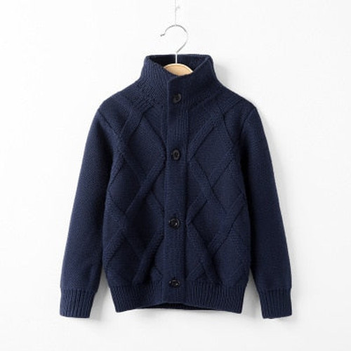 Autumn winter Kids baby boys cardigan coat boys sweaters cotton Baby Boys jacket sweaters children's clothing