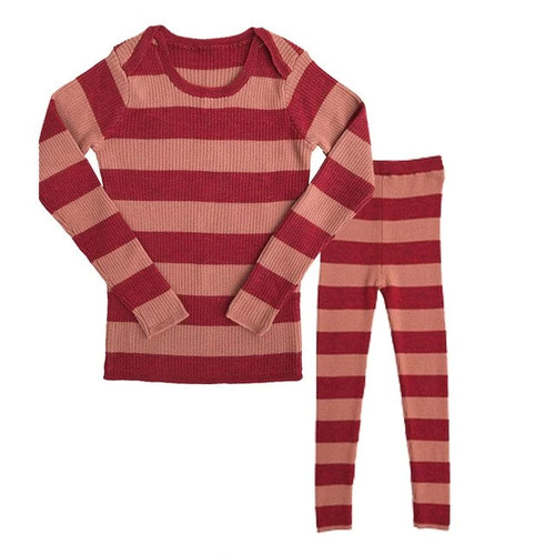Ribbed Kids Clothing Set Autumn Winter Stripe Baby Girls Boys Clothes Toddler Clothes Set Infant Sweaters + Pants Baby Outfits