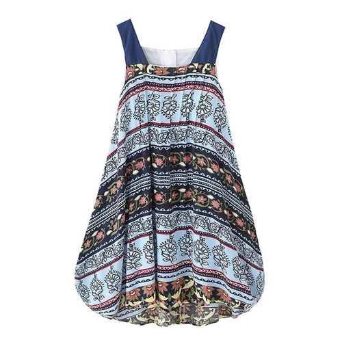 Girls Summer Dress Bohemian Style Printing Beach Dress Baby Girls Princess Dress Kids Dresses For Girls Children Summer Clothes