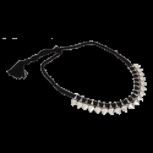 Black Thread Silver Choker 92.5 Silver 92.5 Silver