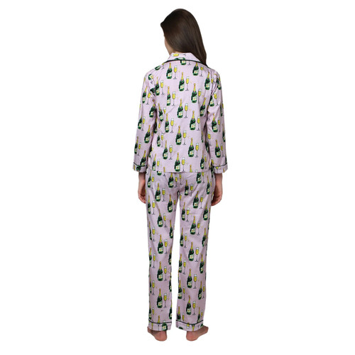 Bright Like Bubbly Women's Cotton Pyjama Set
