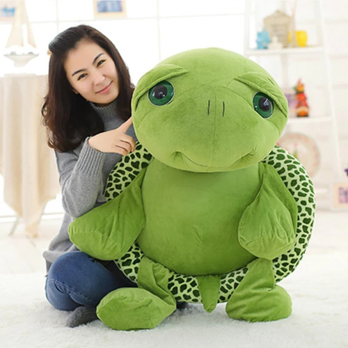 20-100cm Cartoon Big Eyes Tortoise Toys Stuffed Pillow Plush Turtles Toys Aniamls Dolls Lovely Soft Plush Toys Dolls for Kids