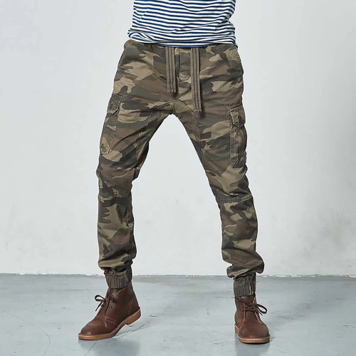 Camouflage Joggers Man Military Army Style Pants Cotton Trousers Cargo Pants Density Fabric Men Clothes