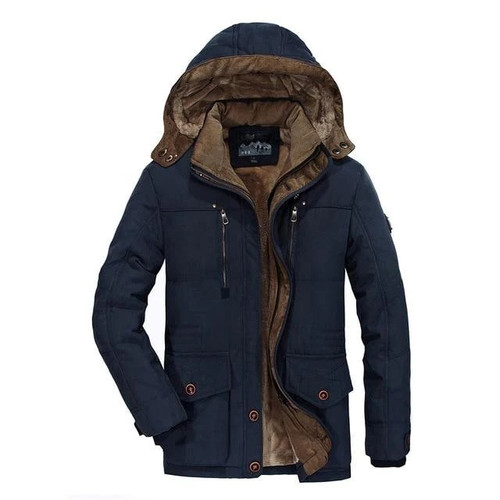Men Parka Winter Jacket Men New Fleece Thicken Warm Coat Windproof Casual Hooded Military Parka