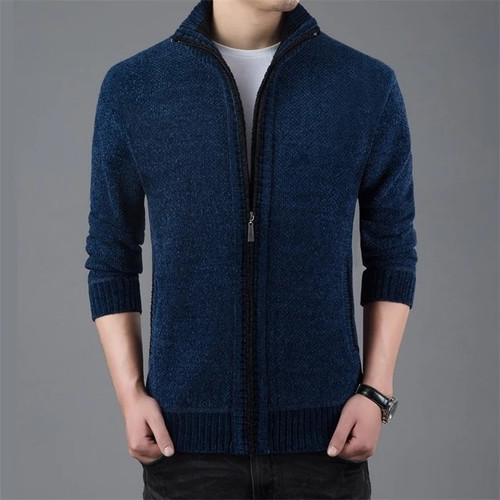 Sweater Thick Warm For Mens Cardigan Slim Fit Jumpers Knitwear Warm Autumn Casual Clothing Men Cardigans