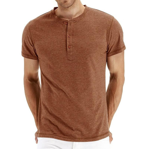 Summer Men's T-Shirt Men Casual Cotton Breathable Tees Short Sleeve Colorful Sports Tops Tees Male