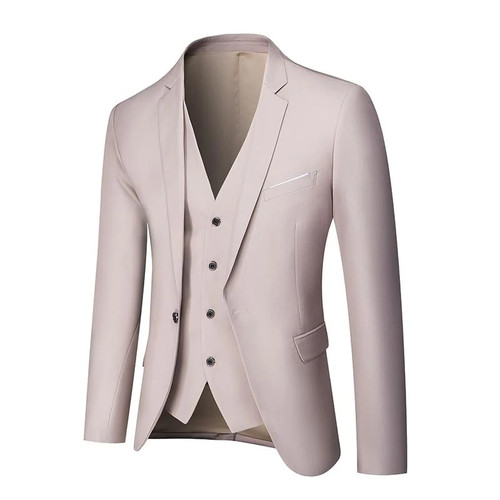 Men Suits Suits Men Wedding Suit 3 Pieces Suit (Jacket+Pants+Vest)  Mens Slim Fit Blazer Multi-color